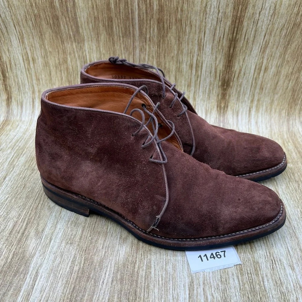 Christian Kimber x Eidos Chukka Boots Men's Size 9 Brown Suede Made in Spain